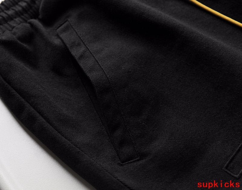 Front view of Rhude luxury clothing with everyday silhouette
