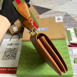 Back view of classic refined women's handbag – women's luxury handbag