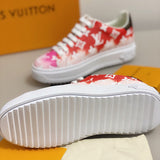 Close-up of Louis Vuitton shoes craftsmanship