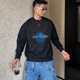 Full styled look of Louis Vuitton luxury clothing with streetwear-inspired cut