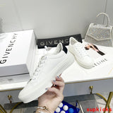 Givenchy Chocolate Brown Chunky Platform Sneakers - Close-Up Texture View