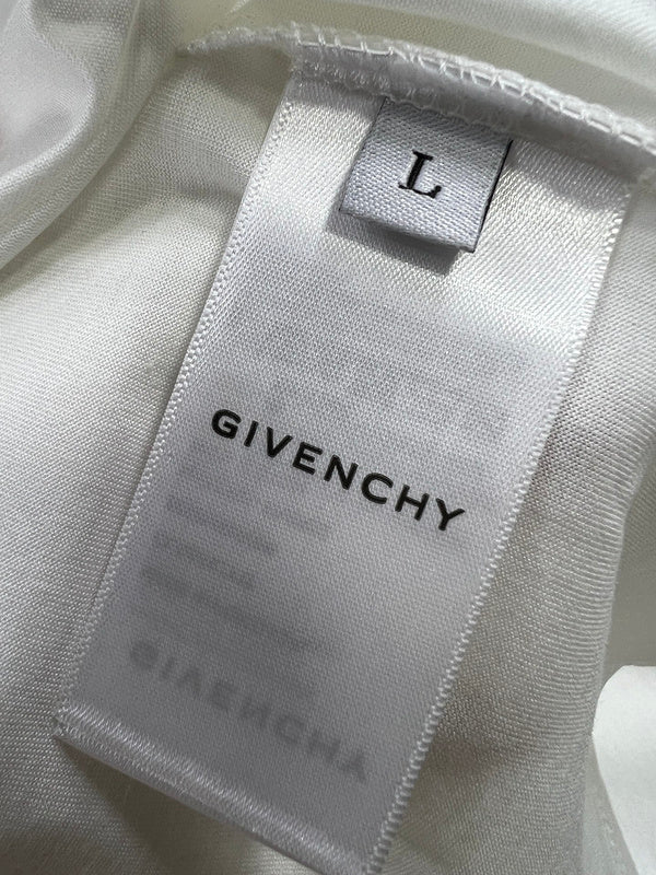 Side profile of Givenchy luxury clothing with everyday silhouette