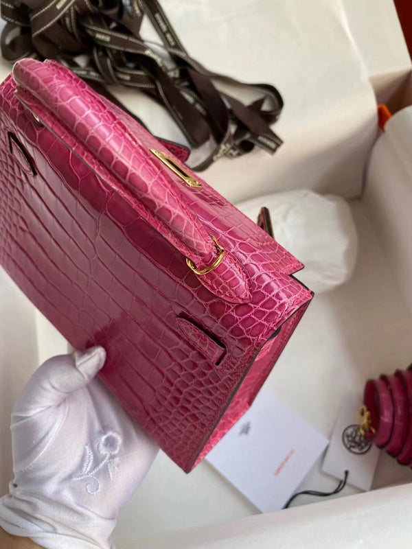 Close-up detail of sophisticated bag design