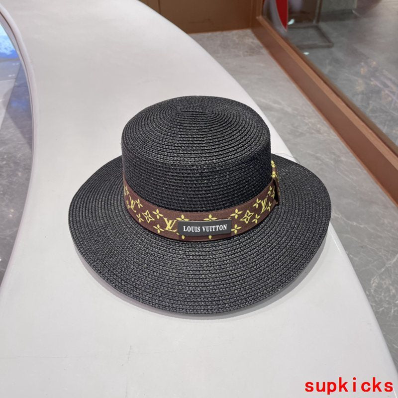 Close-up detail view of Louis Vuitton unisex cap