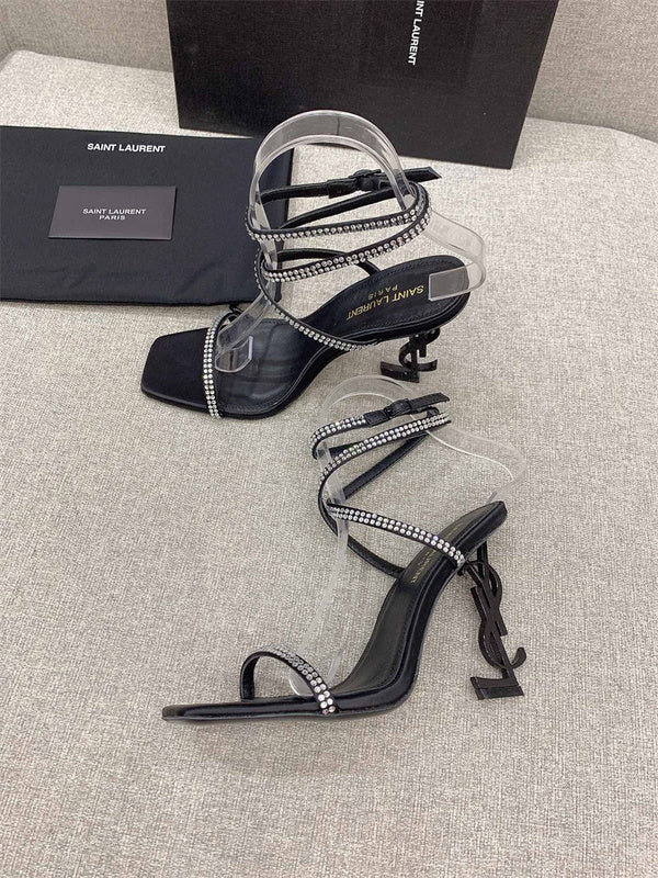Saint Laurent designer shoes full view