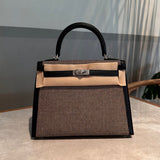 Close-up detail of refined bag design