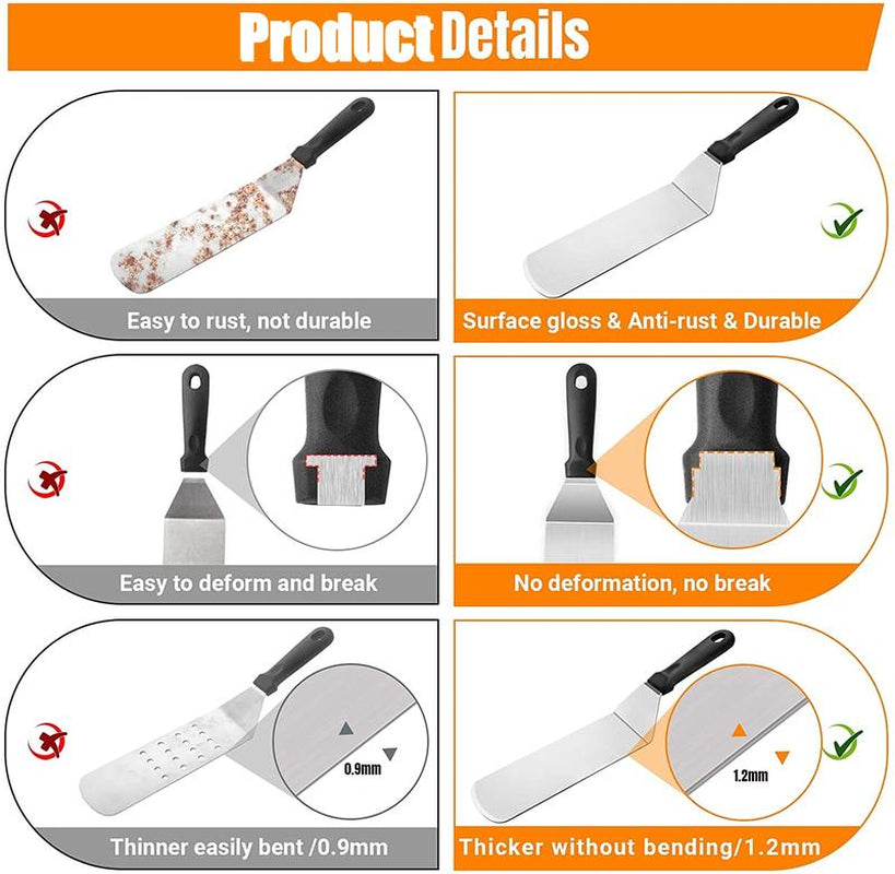 Griddle Accessories Kit,12Pcs Grilling Accessories Set