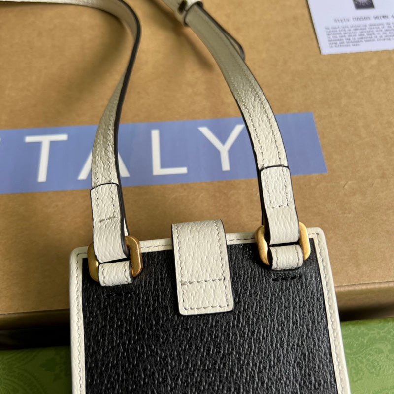 Back view of sleek refined women's handbag – women's luxury accessory