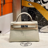 Modern bag shown from front angle
