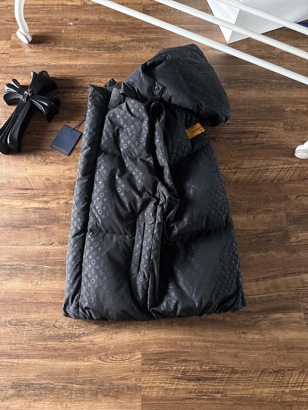 Side profile of Louis Vuitton luxury clothing with everyday silhouette