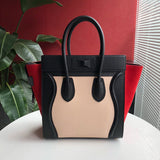 Close-up detail of modern structured women's handbag – women's luxury accessory