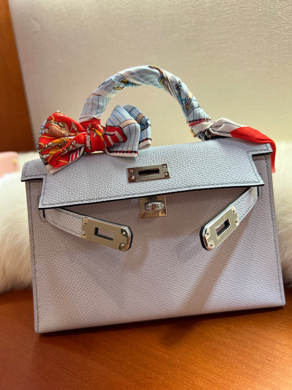 Elegant bag shown from front angle