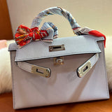 Elegant bag shown from front angle