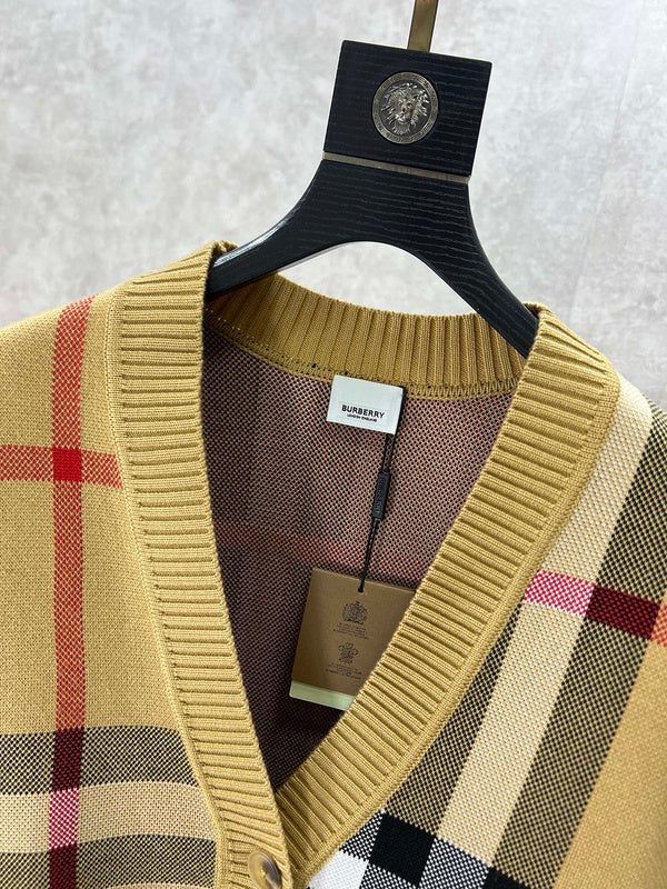 Burberry clothing close-up — premium authentic designer style