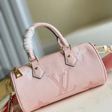 Close-up detail of polished sleek women's handbag – women's statement bag
