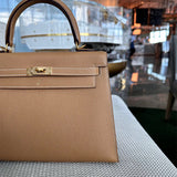  minimalist top-handle bag detail view showing craftsmanship
