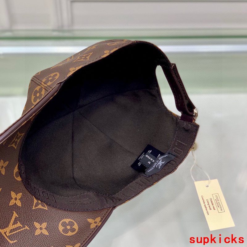 Side view of Louis Vuitton unisex cap