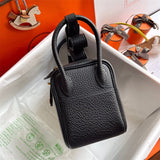  clean-lined handbag detail view showing craftsmanship 38