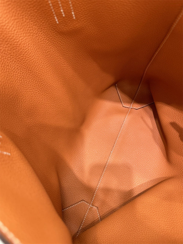 Close-up detail of considered bag design