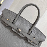  clean-lined carryall bag styled with outfit 30