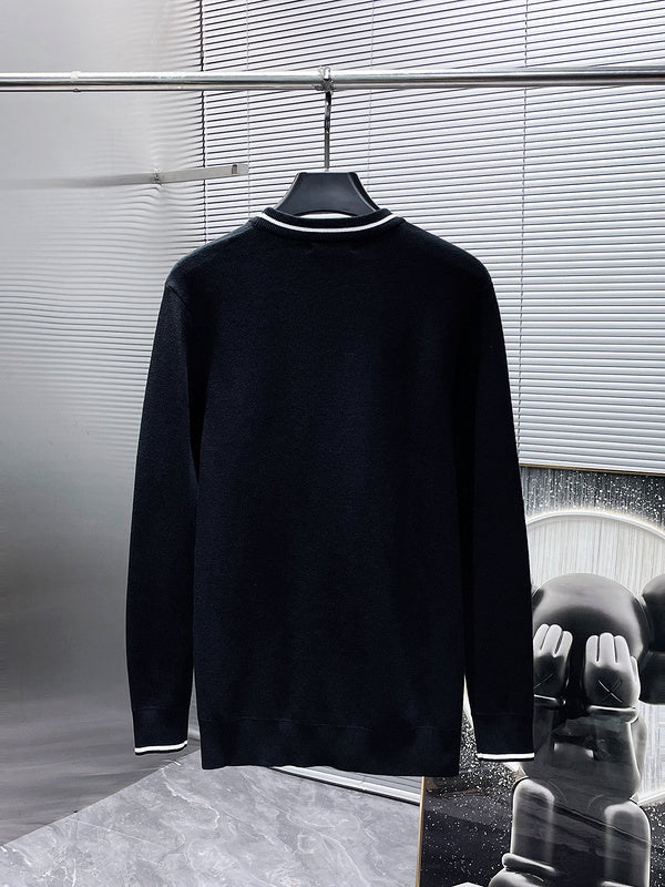 Side profile of Louis Vuitton luxury clothing with relaxed-fit cut