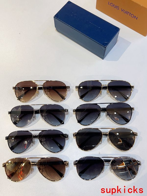 Lifestyle view of Louis Vuitton unisex sunglasses