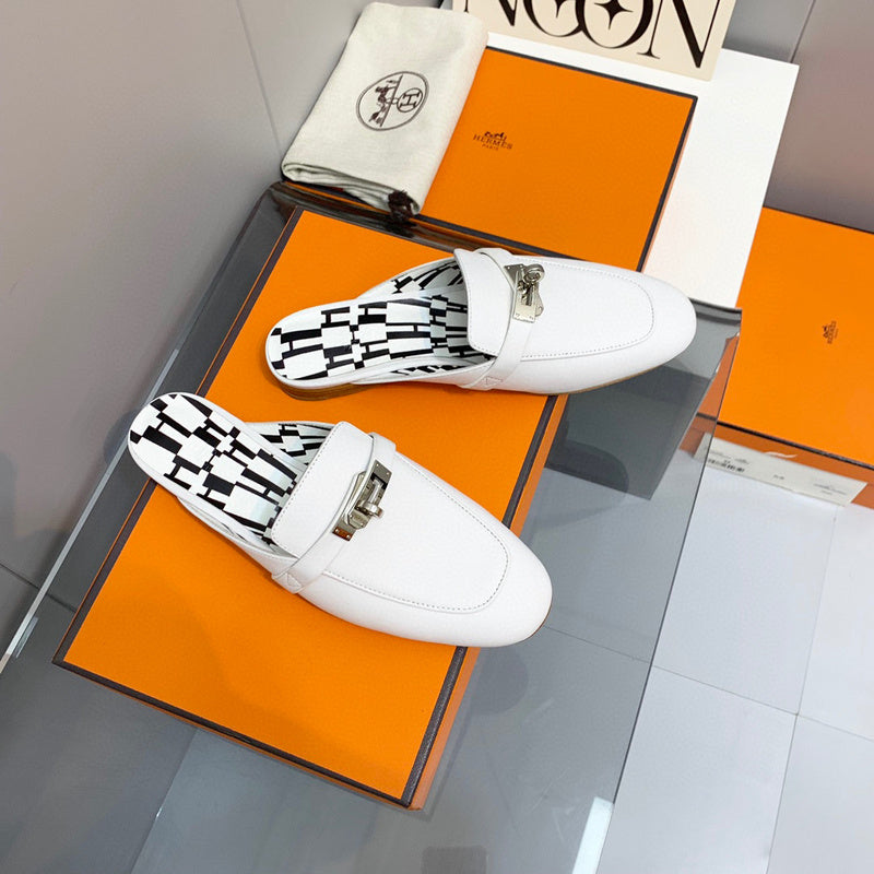 Hermes sandals Style 182 - angled studio shot