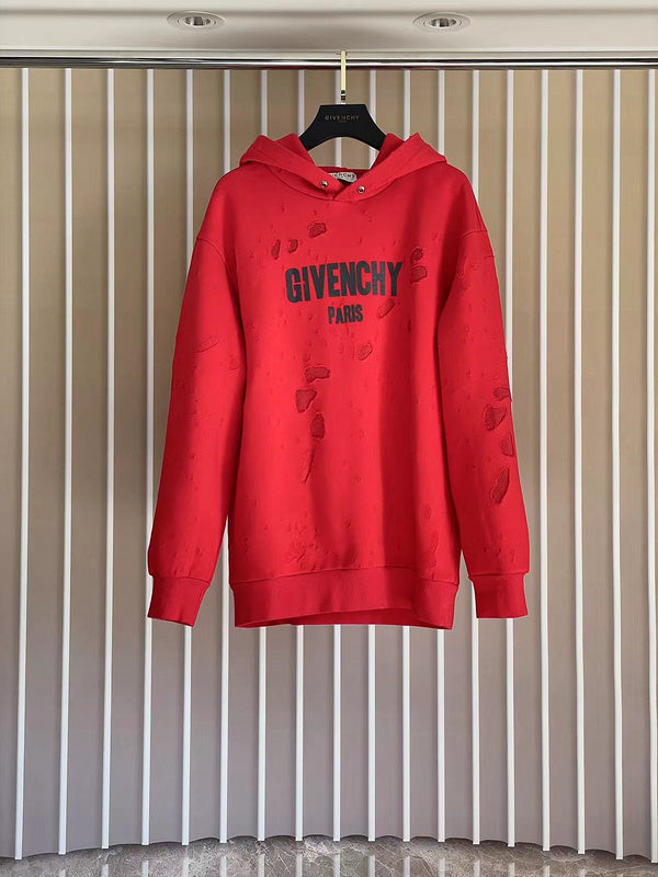 Front view of Givenchy luxury clothing with logo-detail design