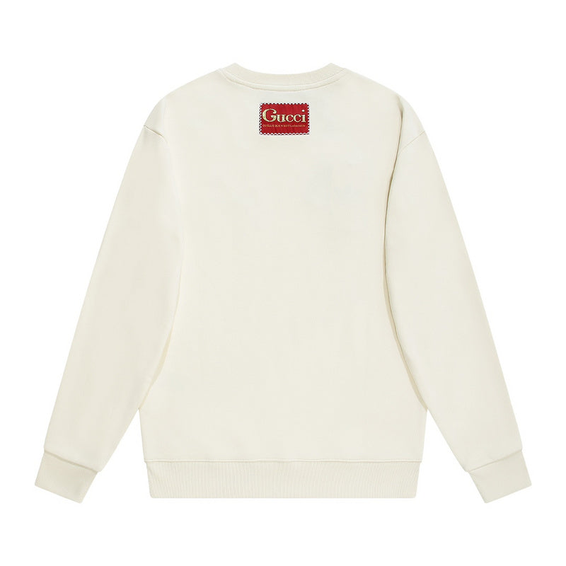 Side profile of Gucci luxury clothing with streetwear-inspired cut