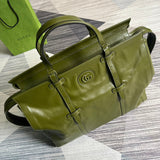 Side profile of everyday-luxe modern women's handbag – women's luxury accessory