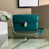 Structured Vegan Leather Handbag - Statement Silhouette | Women's Fashion Handbag #1674 - product detail shot (image 10) of designer-inspired handbag