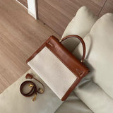  Essential shopper bag carried on shoulder