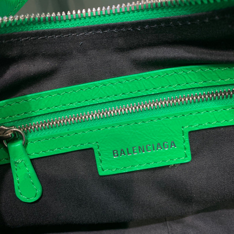 Refined Faux Leather Handbag - Statement Silhouette | Women's Designer-Inspired Purse #370 - alternate angle view (image 8) of designer-inspired handbag