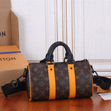  Structured carryall bag carried on shoulder