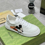 Gucci all-black luxury sneakers view 4 heritage-inspired look