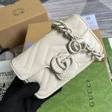 Front view of refined classic women's handbag – women's statement bag