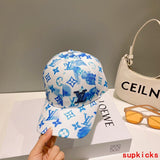 Close-up detail view of Louis Vuitton unisex cap