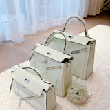 Close-up detail of timeless bag design