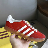 Gucci two-tone luxury sneakers view 6 sleek tonal finish