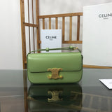Front view of modern elevated women's handbag – women's designer-style accessory