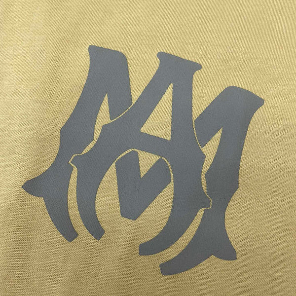 Close-up of Amiri t-shirt craftsmanship