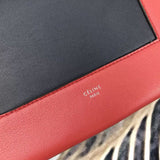 Handle and strap detail of statement modern women's handbag – women's statement bag