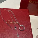Close-up detail view of Cartier unisex jewelry piece