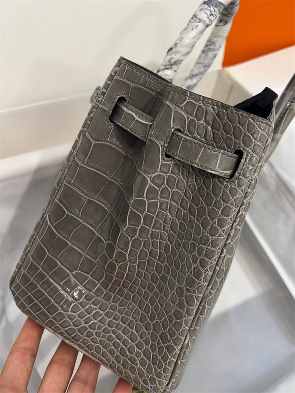Close-up detail of considered bag design