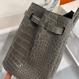 Close-up detail of considered bag design