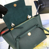 Top view of statement modern women's handbag – women's premium purse
