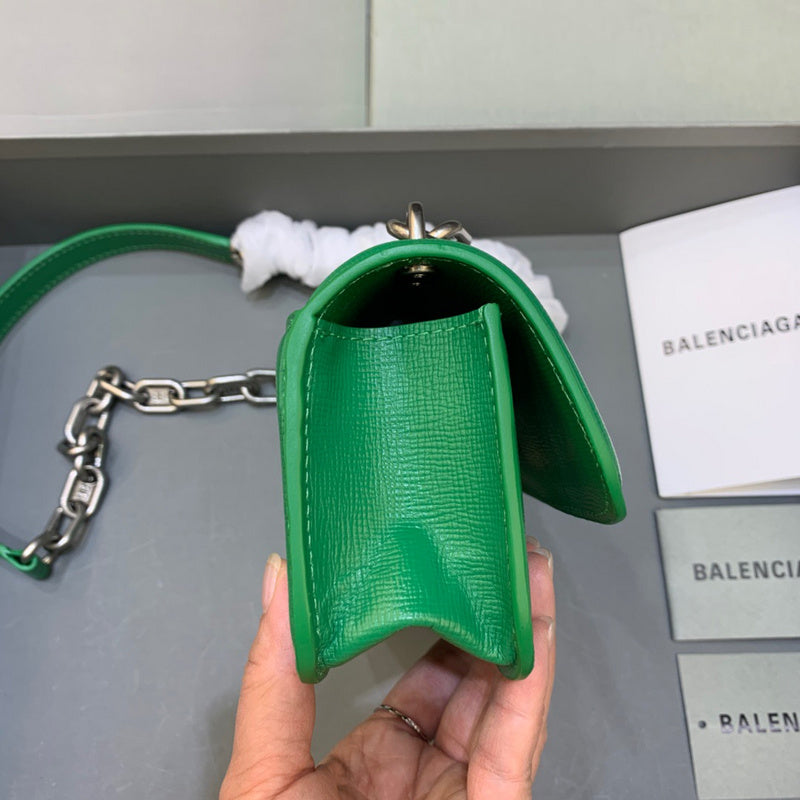Understated Faux Leather Handbag - Signature Hardware Accents | Women's Designer-Inspired Purse #421 - back view (image 4) of designer-inspired handbag