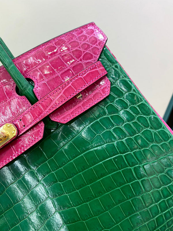Close-up detail of considered bag design