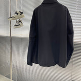Close-up detail shot of Louis Vuitton luxury clothing with contemporary cut