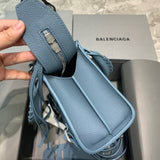 Sophisticated Faux Leather Handbag - Versatile Everyday Design | Women's Everyday Carry Handbag #327 - back view (image 4) of designer-inspired handbag